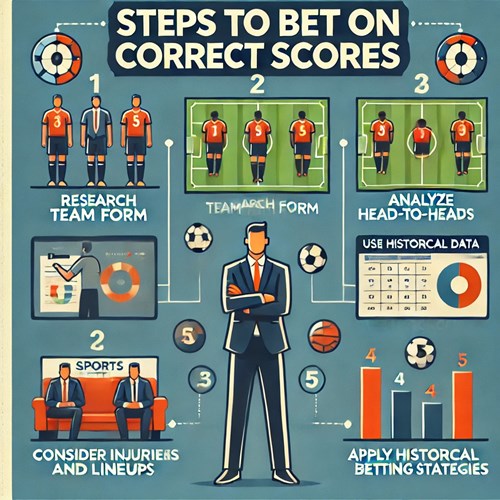 Steps to Bet on Correct Scores: A Guide to Researching and Analyzing Football Matches